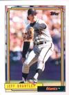 1992 Topps Micro #491 Jeff Brantley Front