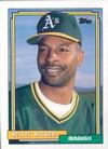 1992 Topps Micro #536 Willie Wilson Front