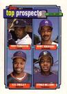1992 Topps Micro #656 Rudy Pemberton / Henry Rodriguez / Lee Tinsley / Gerald Williams Front