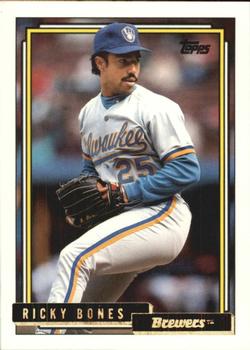 1992 Topps Traded - Gold #13T Ricky Bones Front