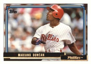 1992 Topps Traded - Gold #30T Mariano Duncan Front