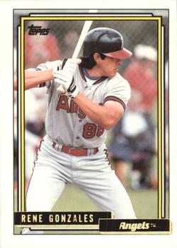 1992 Topps Traded - Gold #42T Rene Gonzales Front