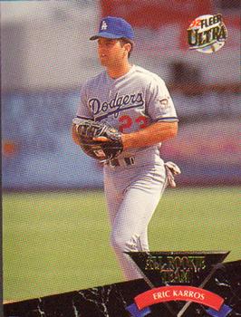 1992 Ultra - All-Rookie Team #1 Eric Karros Front