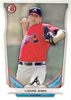 2014 Bowman Draft - Top Prospects #TP-13 Lucas Sims Front
