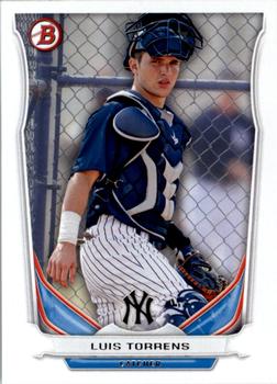2014 Bowman Draft - Top Prospects #TP-55 Luis Torrens Front