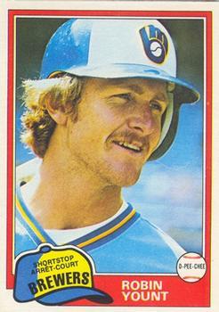 1981 O-Pee-Chee - Gray Back #4 Robin Yount Front
