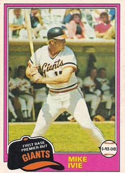 1981 O-Pee-Chee - Gray Back #236 Mike Ivie Front