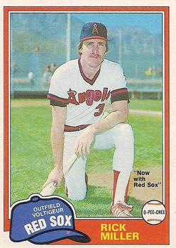 1981 O-Pee-Chee - Gray Back #239 Rick Miller Front