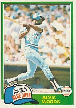1981 O-Pee-Chee - Gray Back #165 Alvis Woods Front