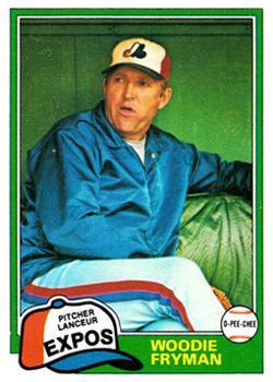 1981 O-Pee-Chee - Gray Back #170 Woodie Fryman Front