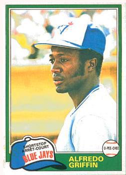 1981 O-Pee-Chee - Gray Back #277 Alfredo Griffin Front