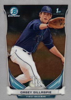 2014 Bowman Draft - Chrome #CDP16 Casey Gillaspie Front