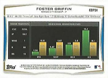 2014 Bowman Draft - Chrome #CDP24 Foster Griffin Back