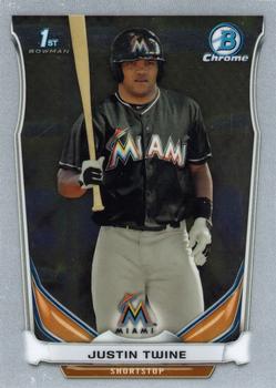 2014 Bowman Draft - Chrome #CDP41 Justin Twine Front