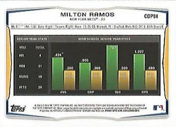 2014 Bowman Draft - Chrome #CDP84 Milton Ramos Back