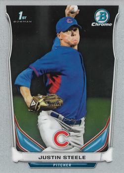2014 Bowman Draft - Chrome #CDP120 Justin Steele Front
