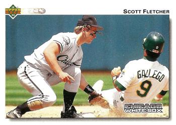 1992 Upper Deck - Gold Hologram #186 Scott Fletcher Front