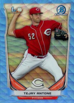 2014 Bowman Draft - Chrome Blue Wave Refractors #CDP131 Tejay Antone Front