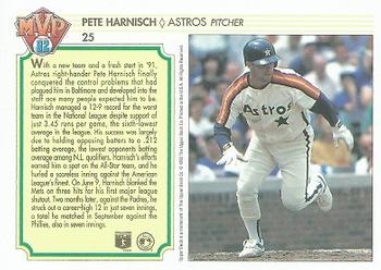 1992 Upper Deck Team MVP Holograms #25 Pete Harnisch Back