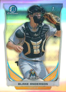 2014 Bowman Draft - Chrome Refractors #CDP34 Blake Anderson Front