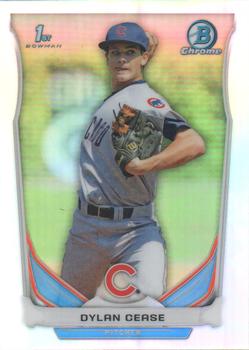 2014 Bowman Draft - Chrome Refractors #CDP79 Dylan Cease Front