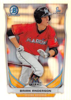 2014 Bowman Draft - Chrome Refractors #CDP91 Brian Anderson Front