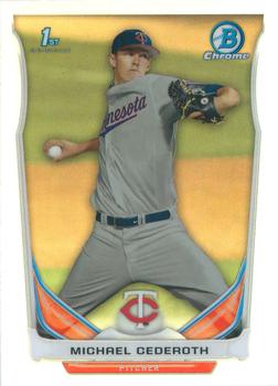 2014 Bowman Draft - Chrome Refractors #CDP93 Michael Cederoth Front