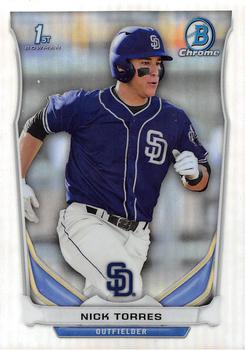 2014 Bowman Draft - Chrome Refractors #CDP112 Nick Torres Front