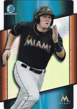 2014 Bowman Draft - Chrome Scouts Breakout Die Cut Refractors #BSB-CW Chad Wallach Front