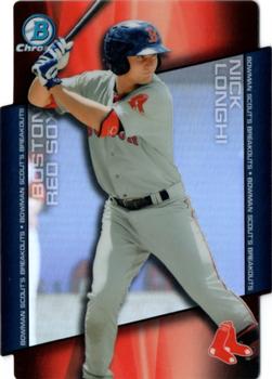 2014 Bowman Draft - Chrome Scouts Breakout Die Cut Refractors #BSB-NL Nick Longhi Front