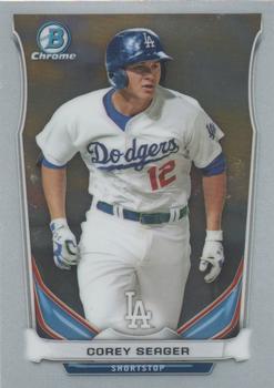 2014 Bowman Draft - Chrome Top Prospects #CTP-41 Corey Seager Front