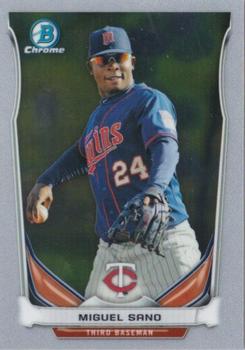 2014 Bowman Draft - Chrome Top Prospects #CTP-2 Miguel Sano Front