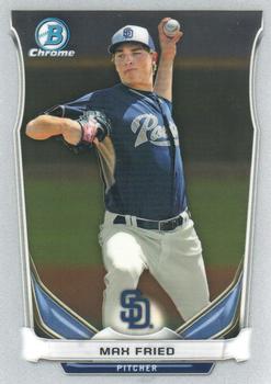 2014 Bowman Draft - Chrome Top Prospects #CTP-8 Max Fried Front
