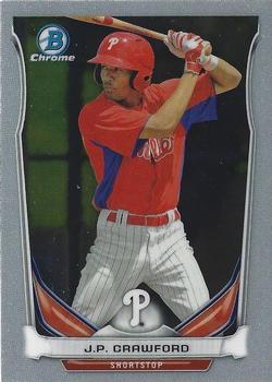 2014 Bowman Draft - Chrome Top Prospects #CTP-22 J.P. Crawford Front