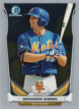 2014 Bowman Draft - Chrome Top Prospects #CTP-30 Brandon Nimmo Front