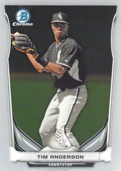 2014 Bowman Draft - Chrome Top Prospects #CTP-47 Tim Anderson Front