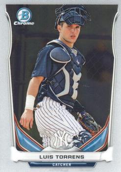 2014 Bowman Draft - Chrome Top Prospects #CTP-55 Luis Torrens Front