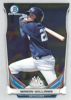 2014 Bowman Draft - Chrome Top Prospects #CTP-64 Mason Williams Front