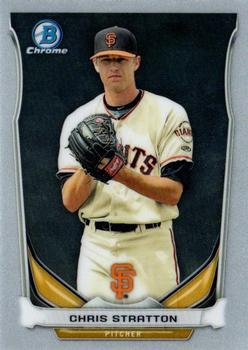 2014 Bowman Draft - Chrome Top Prospects #CTP-79 Chris Stratton Front