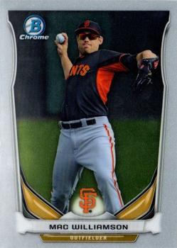 2014 Bowman Draft - Chrome Top Prospects #CTP-82 Mac Williamson Front