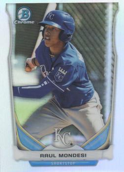 2014 Bowman Draft - Chrome Top Prospects Refractors #CTP-6 Raul Mondesi Front
