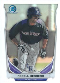 2014 Bowman Draft - Chrome Top Prospects Refractors #CTP-21 Rosell Herrera Front