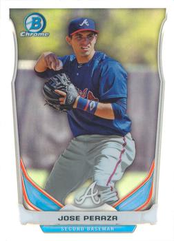 2014 Bowman Draft - Chrome Top Prospects Refractors #CTP-31 Jose Peraza Front