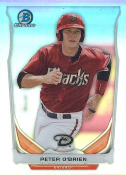 2014 Bowman Draft - Chrome Top Prospects Refractors #CTP-40 Peter O'Brien Front