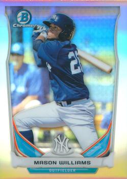2014 Bowman Draft - Chrome Top Prospects Refractors #CTP-64 Mason Williams Front