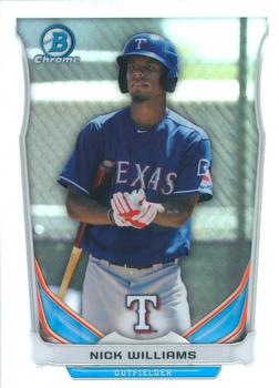 2014 Bowman Draft - Chrome Top Prospects Refractors #CTP-70 Nick Williams Front