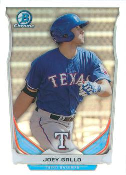 2014 Bowman Draft - Chrome Top Prospects Refractors #CTP-80 Joey Gallo Front