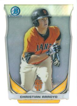2014 Bowman Draft - Chrome Top Prospects Refractors #CTP-81 Christian Arroyo Front