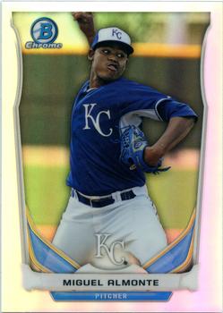 2014 Bowman Draft - Chrome Top Prospects Refractors #CTP-71 Miguel Almonte Front