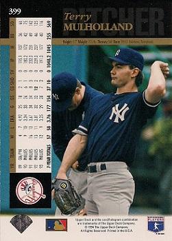 1994 Upper Deck - Electric Diamond #399 Terry Mulholland Back